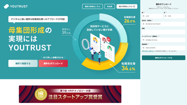 YOUTRUSTのスクリーンショット