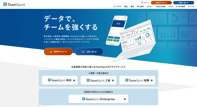 TeamSpiritのスクリーンショット